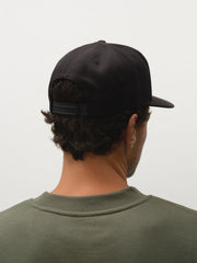 W. Logo Flat Brim Snapback