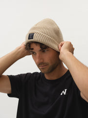 Wilderness Makes You Better Khaki Beanie
