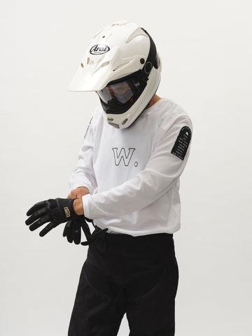 Wilderness x Stephen Kenn Moto Jersey - White
