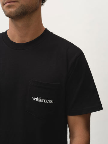 Logo Pocket Tee - Black