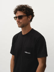 Logo Pocket Tee - Black