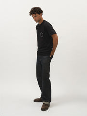 Circle Pocket Tee - Black