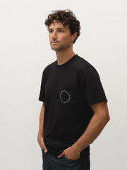 Circle Pocket Tee - Black