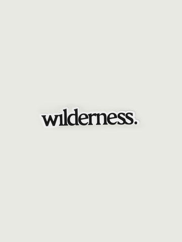 Wilderness Sticker