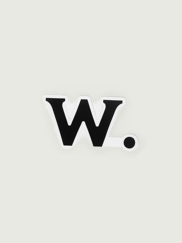 W. Logo Sticker